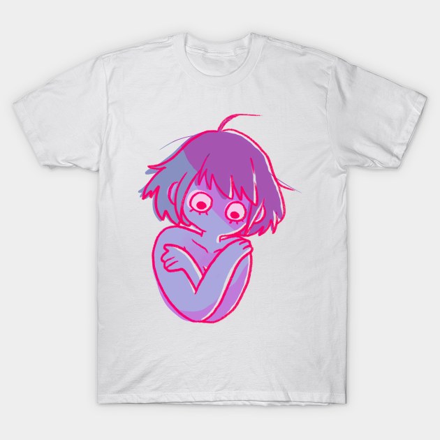 Anxiety (front design) T-Shirt by BubblePaw
